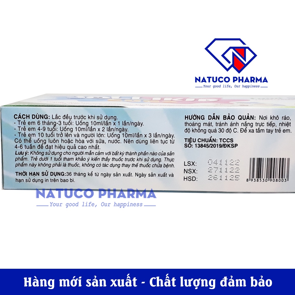 Siro tăng đề kháng cho bé Jolli KID Sumo - bổ sung kẽm, thymomodulin và các vitamin giúp tiêu hóa khỏe, ăn ngon,
