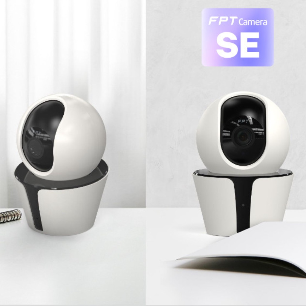 FPT Camera Model SE - Xoay 360 độ - Đàm thoại 2 chiều - Lưu trữ thẻ nhớ