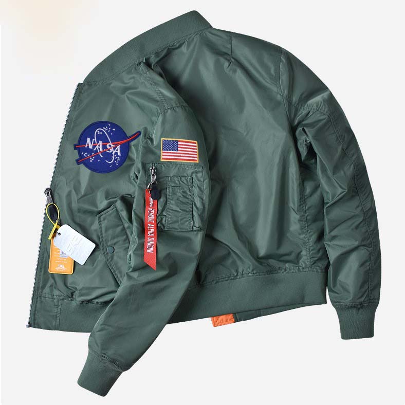 Áo Khoác Pilot Nasa Lưng Trơn ARM-1305