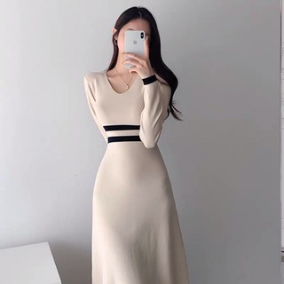 Đầm nữ dáng dài dễ thương [hàng sẵn]