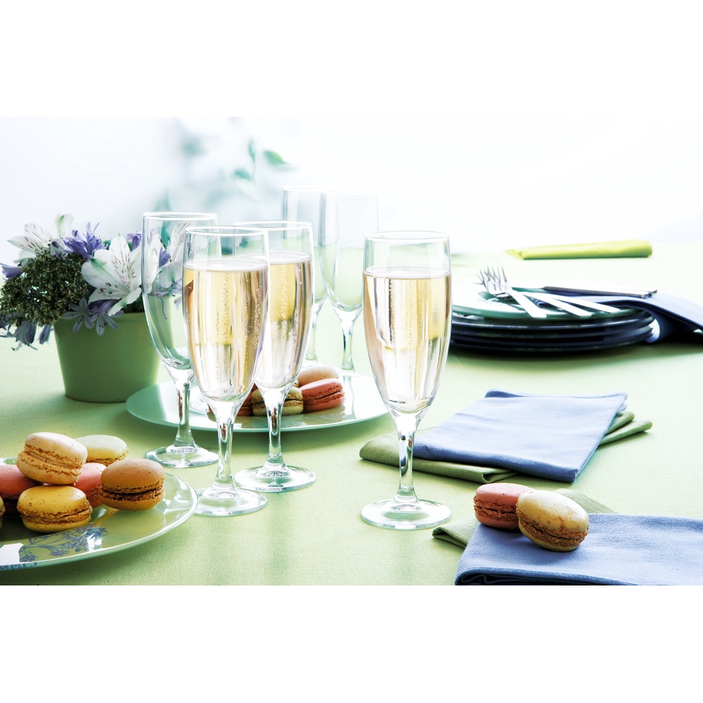 Ly Rượu Champagne Thủy Tinh Luminarc Elegance 170ml - L12063 | Phân Phối Chính Hãng