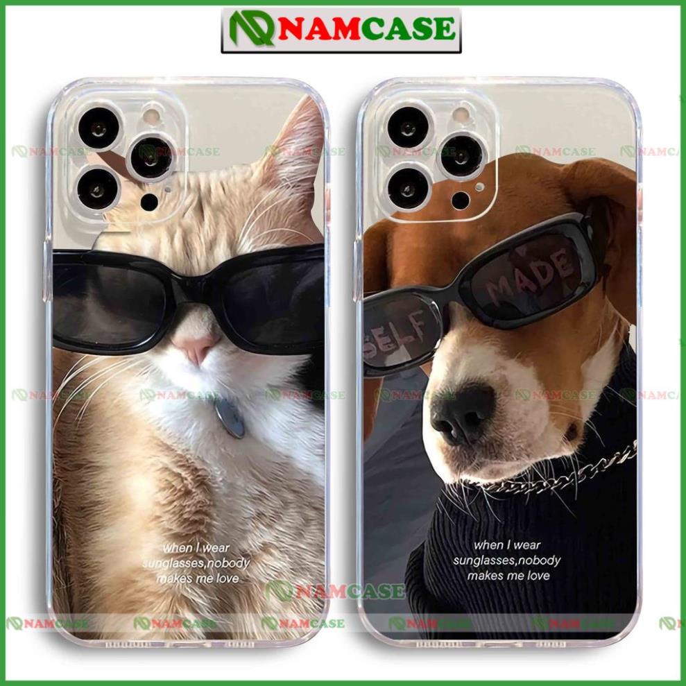Ốp lưng iphone cặp đôi hoạt hình độc lạ chó mèo ngộ nghĩnh dễ thương đẹp cho ip 6/6s/7/8/X/XS/11/12/13/14 Pro Plus Max