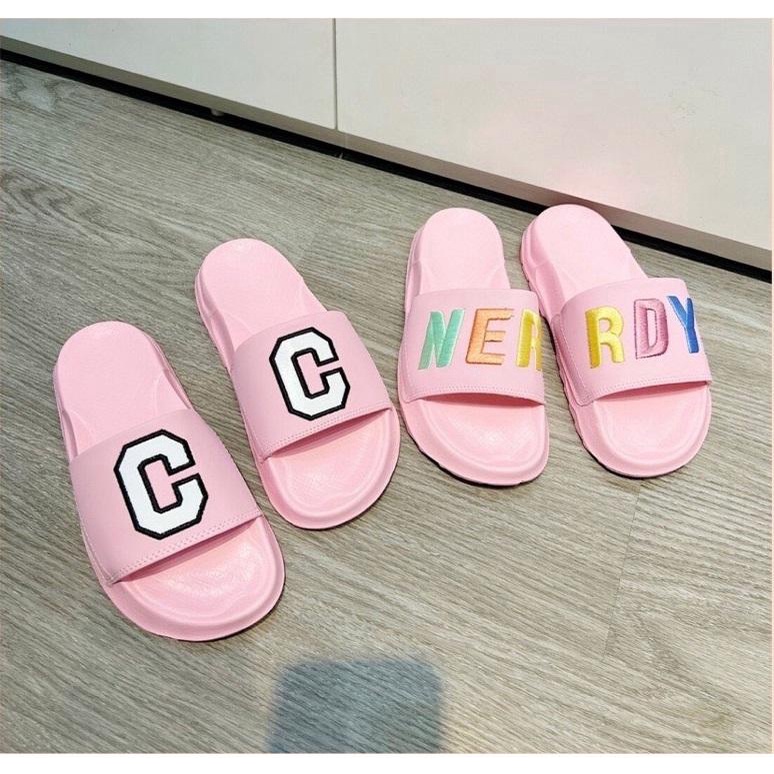'Mẫu mới' Dép full Hồng Cao Cấp-Đế Cao 4cm(hàng real)