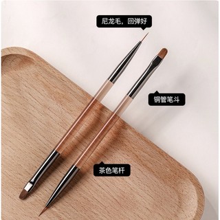 cọ bút-  cọ nét - cọ đắp gel 2 đầu