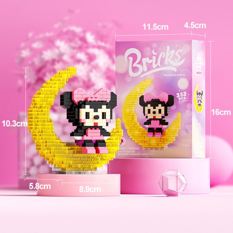 Lego phát sáng brick nhân vật hoạt hình