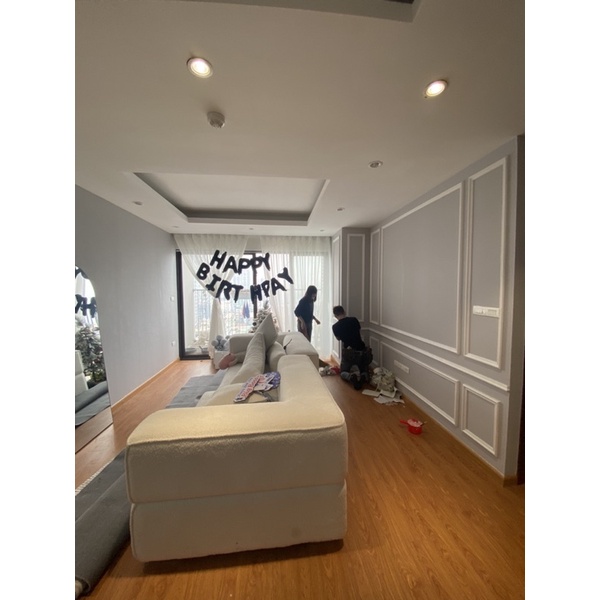 Phào Chỉ Nhựa Màu Trắng  Bóng Làm Góc Livestream