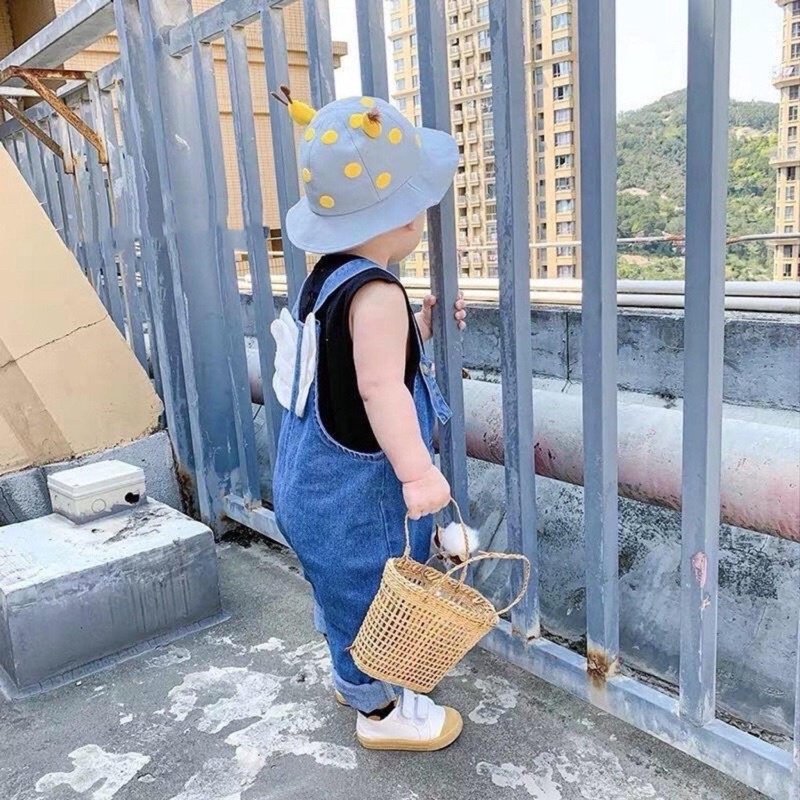 Mũ vành tròn hươu cao cổ 3D cho bé mầm non đi học mẫu giáo đi chơi NGỌC BÍCH BABY SHOP