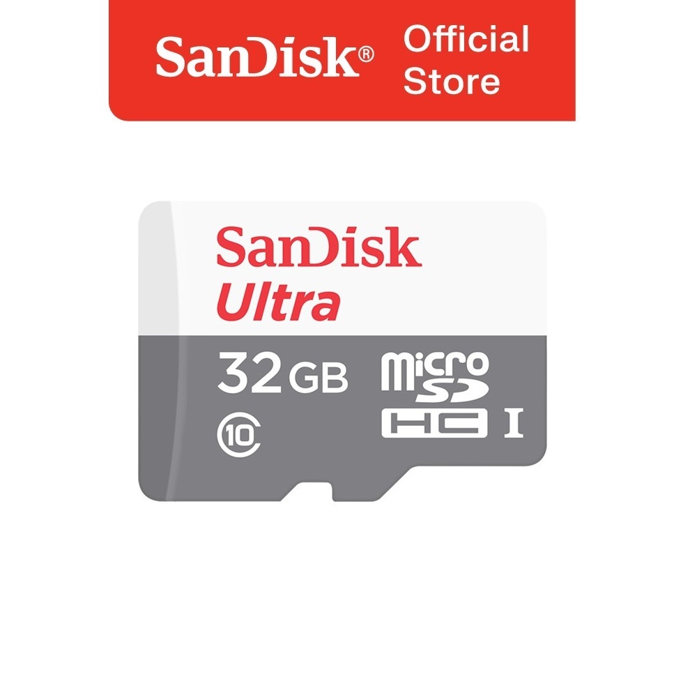 Thẻ nhớ microSDHC Sandisk 32GB upto 100MB/s 533X Ultra UHS-I tặng đầu đọc thẻ