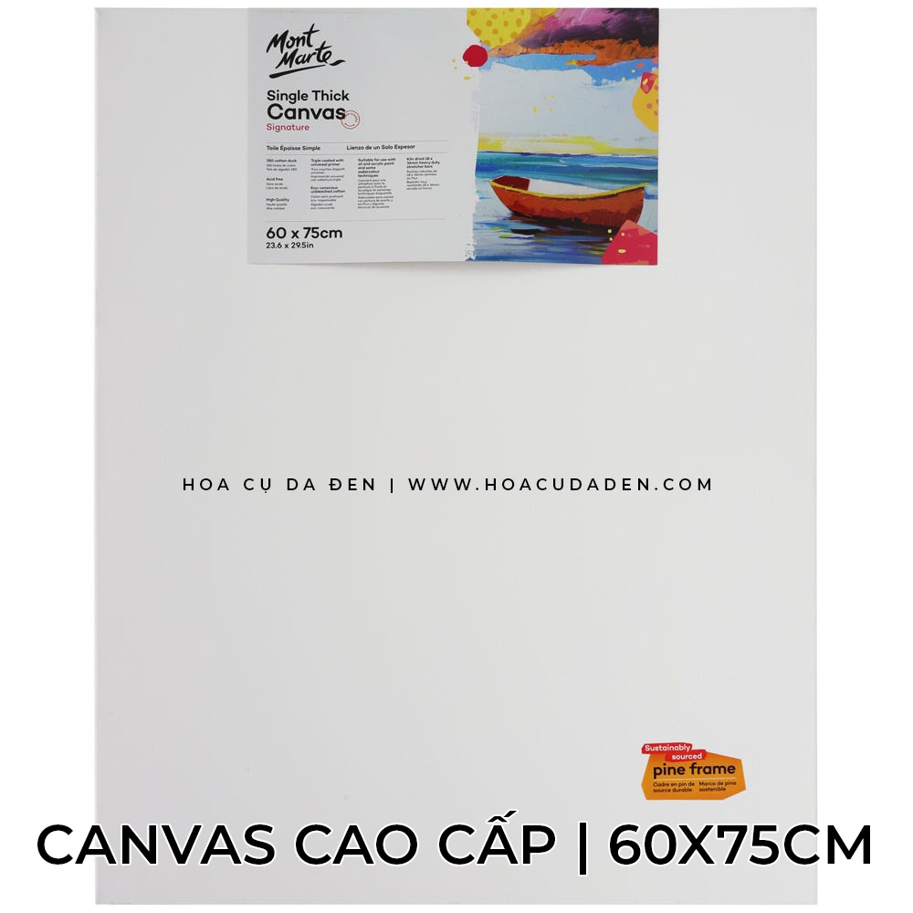 [DA ĐEN - QUẬN 3] Khung Canvas Mont Marte Cao Cấp | CSST 60x75cm