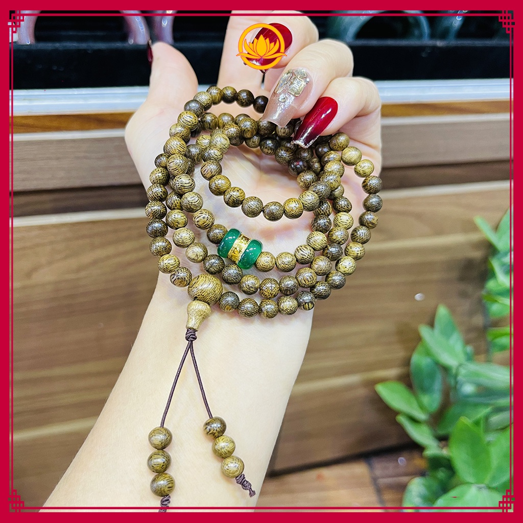 VÒNG TAY TRẦM HƯƠNG 108 HẠT, MỆNH MỘC, MỆNH HOẢ - HƯƠNG THƠM TỰ NHIÊN, TINH TẾ VÀ THANH LỊCH