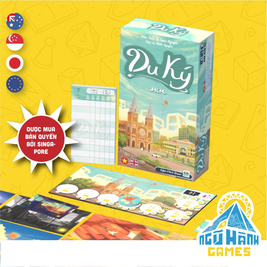 Boardgame Du Ký - Ngũ Hành Games - 3-6 người chơi, 16+