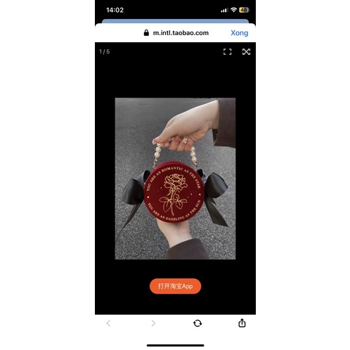 Túi hình hộp tròn vải nhung thời trang nữ
