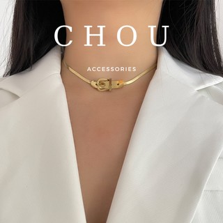 Dây chuyền titan, vòng cổ titan chốt khóa độc lạ | chou accessories |