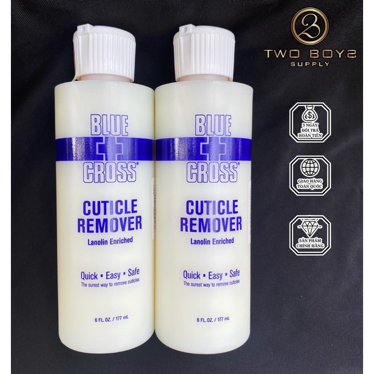 Nước Làm Mềm Da Blue Cross Không cần ngâm nước 170ml chuyên dụng ngành Nail