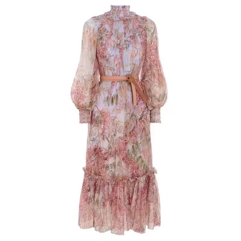 Váy hoa maxi dáng dài