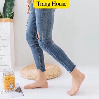 Combo 10 Đôi Hài Da Chân Lali ( 2 Màu Đen và Da ) - TRANG HOUSE
