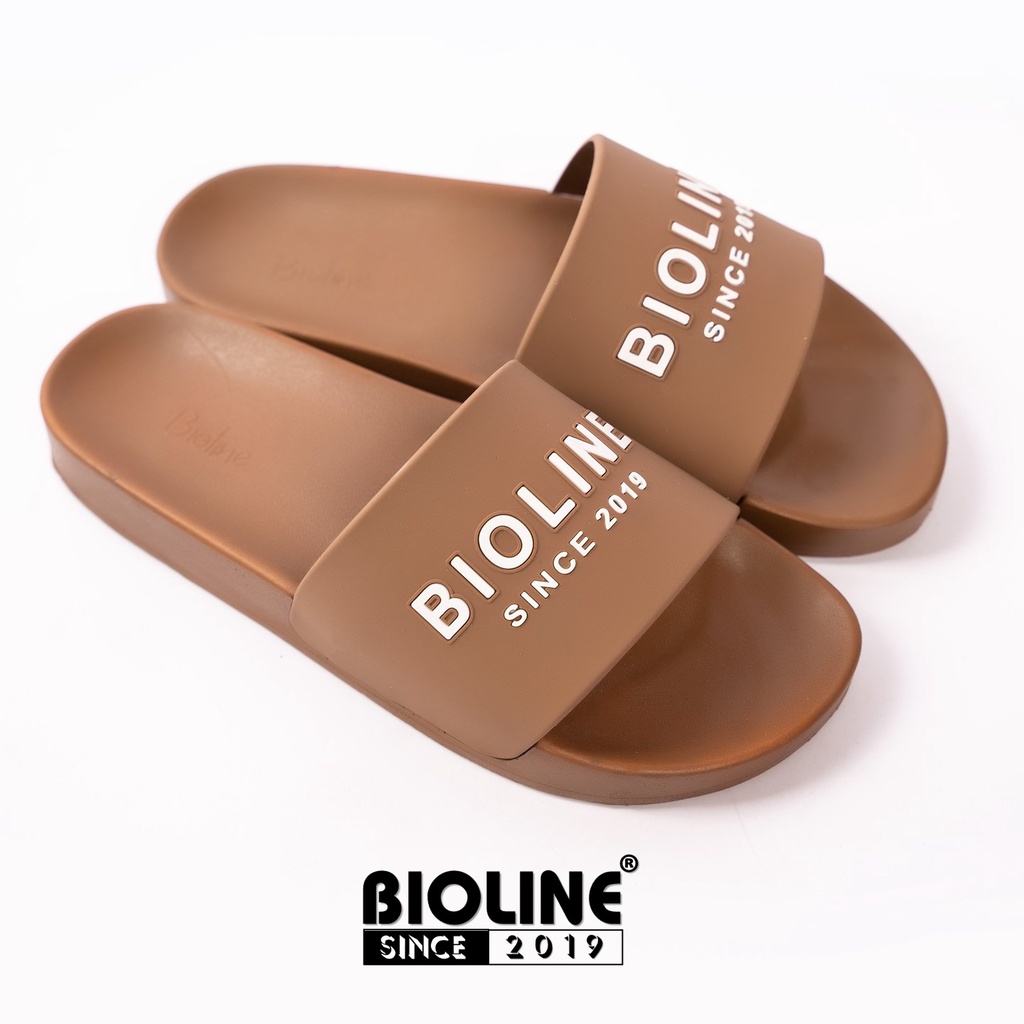 CS05 - Dép lê Quai Ngang nam nữ Unisex Slipper chất liệu Cao Su Non và đế đúc PU chính hãng BIOLINE