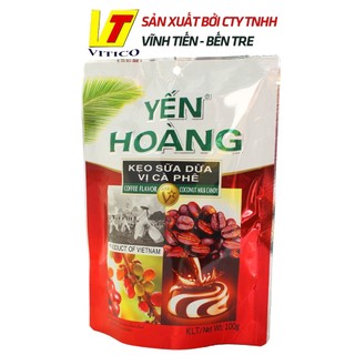 Kẹo dừa yến hoàng vị café 100g - đặc sản bến tre