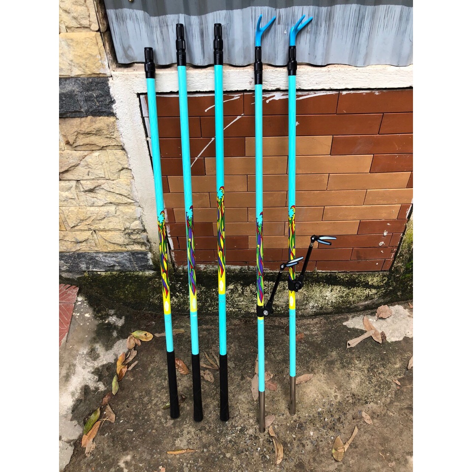 Gác cần câu và cán vợt câu đài nhã lam, chất liệu carbon, giá siêu rẻ