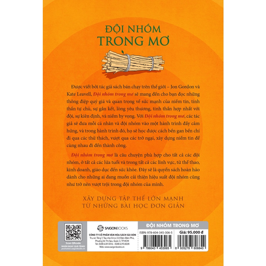 SÁCH - Đội nhóm trong mơ - Tác giả Jon Gordon , Kate Leavell  - SaiGonBooks