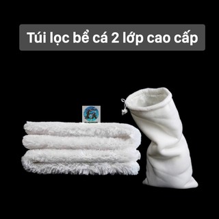 Túi lọc bể cá 2 lớp cao cấp, túi tách phân chống tràn