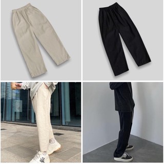 Quần Baggy Kaki ống xuông trơn Unisex