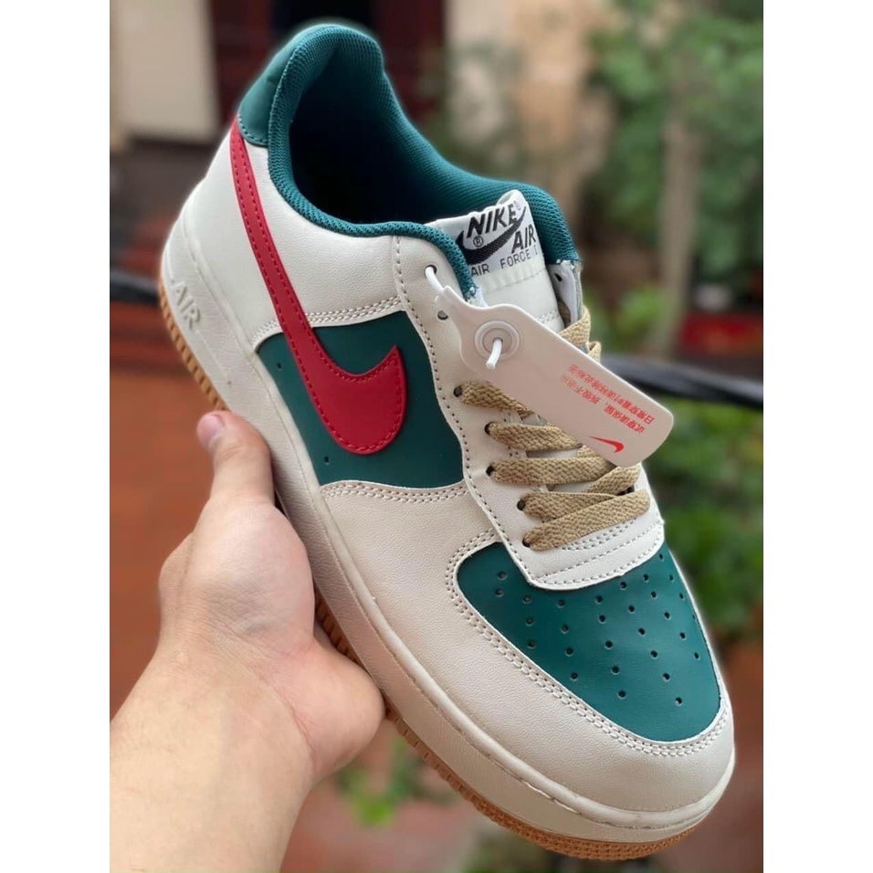 Giày AF1_Nike Gucci Xanh Đỏ Nam Nữ  Hàng Trung Cao Cấp Full box Tặng Tất
