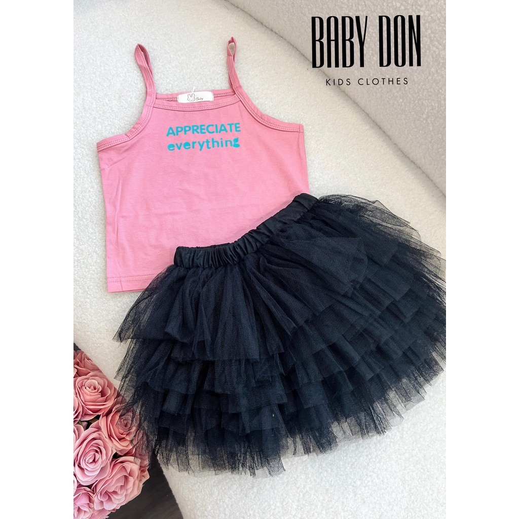 Chân Váy Tầng xòe Công Chúa cho bé gái  Xòe Nhiều Tầng Dễ Phối Đồ Phong Cách Phương Tây