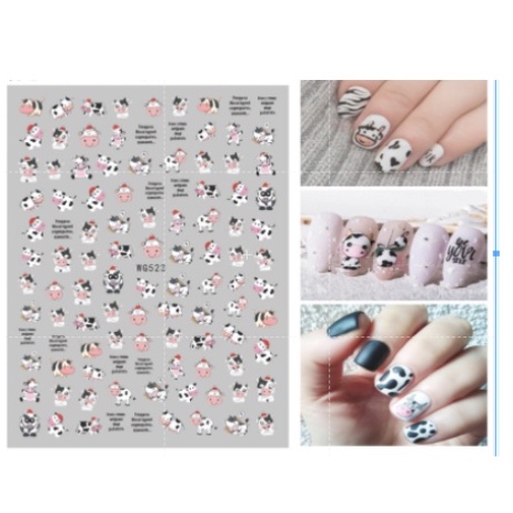 mã sticker bò sữa wg523
