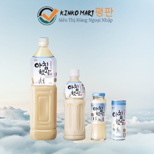 Nước gạo rang Woongjin Hàn Quốc chai 1,5L ; 500 ml