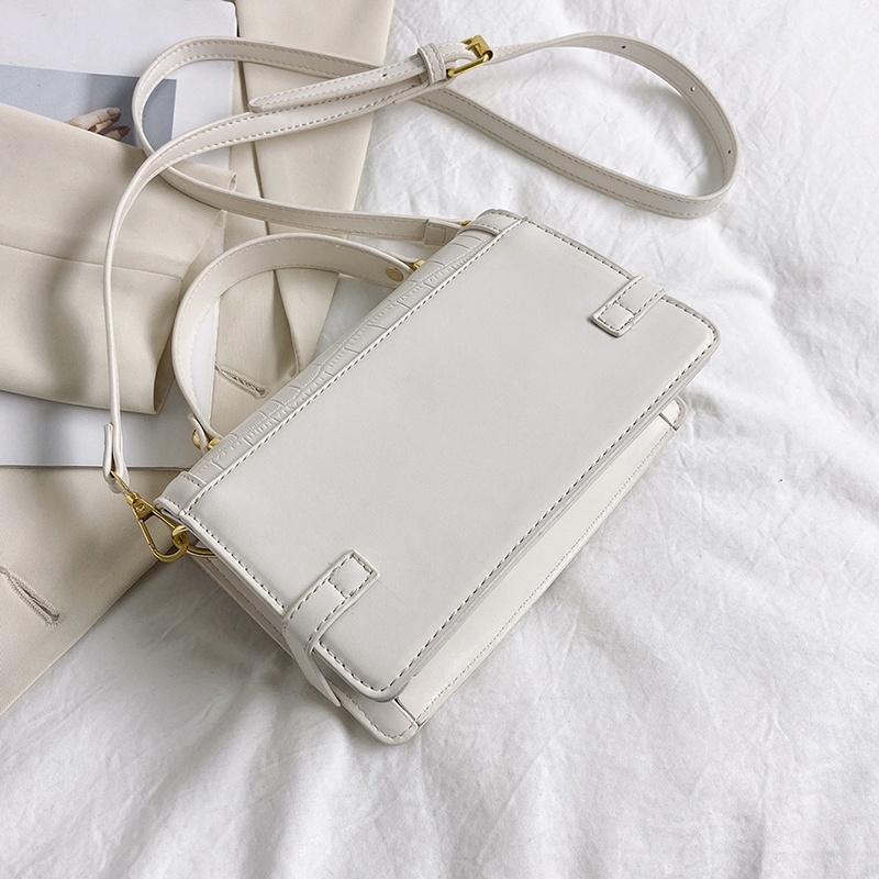 Túi Đeo Chéo Da pu Hình Vuông Cỡ Nhỏ Thời Trang Cho Nữ