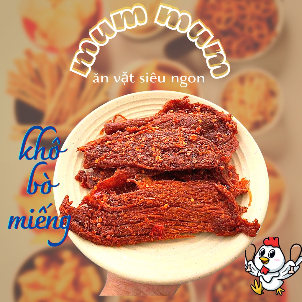 MumMum, hôp 300g, thơm cay, ngon đậm vị từng thớ thịt bò, ăn vặt siêu ngon