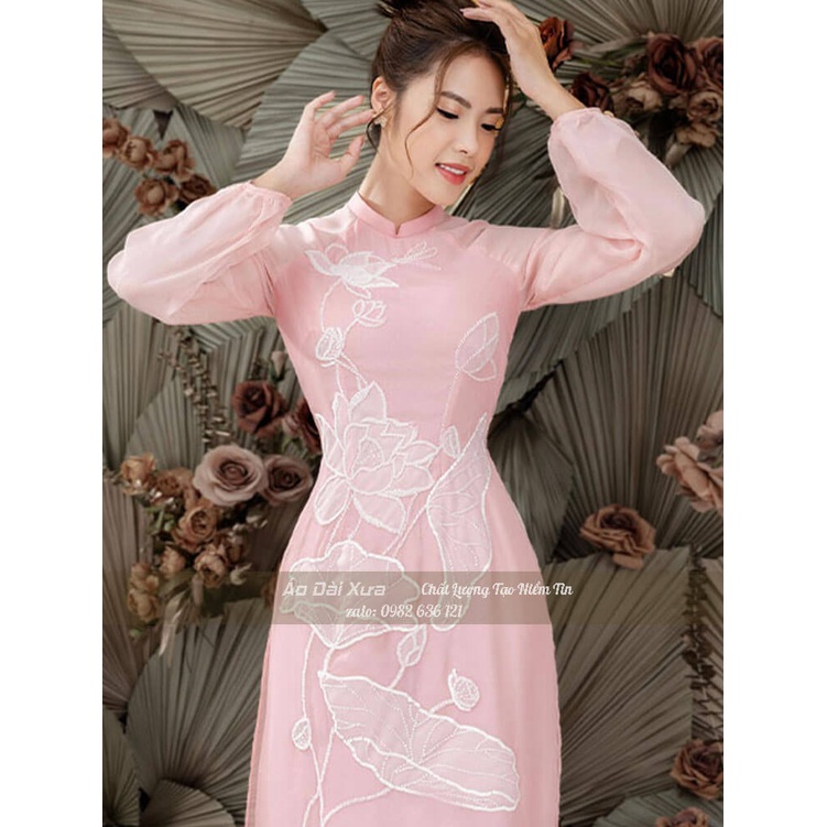 Áo Dài Cô Dâu Cưới Hỏi QQ01