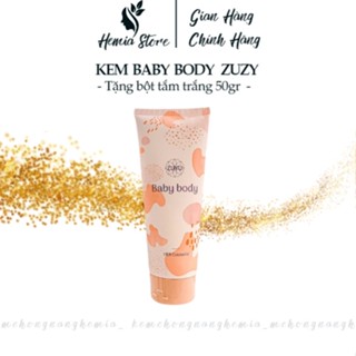 Kem Body Dưỡng Trắng Da Dưỡng Ẩm Toàn Thân Baby Body Zuyu 250ml
