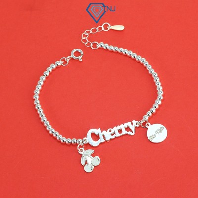 Lắc bạc khắc tên theo yêu cầu cho bé vòng bạc trẻ em LTT0104 - Trang Sức TNJ