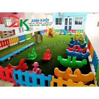 Bập bênh đôi cá chép cho bé mầm non