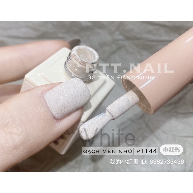 Sơn gel gạch men nhũ mã trắng ngà p1144