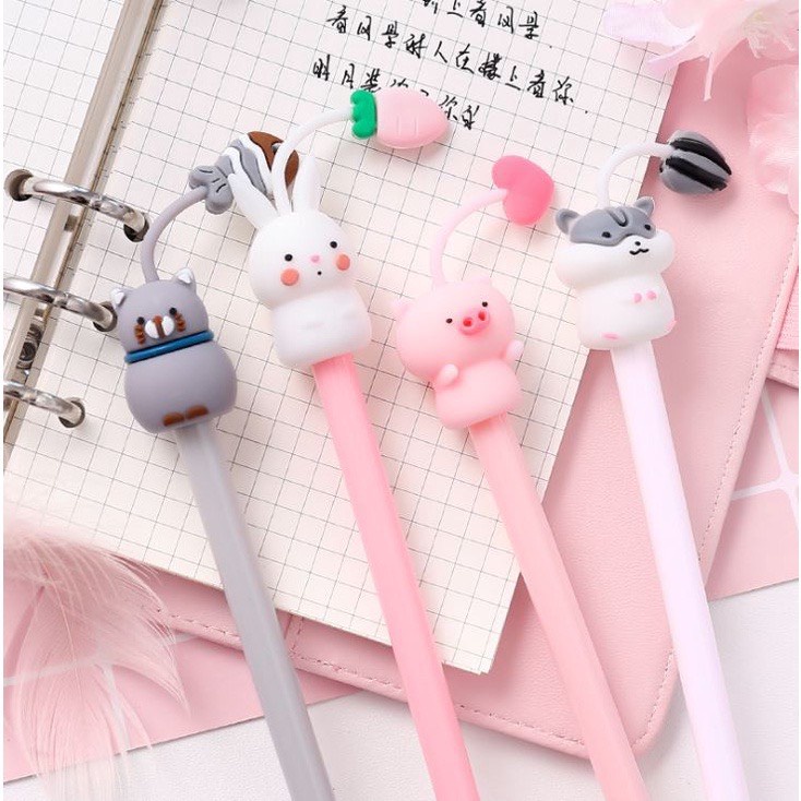Bút bi gel nhiều màu cute đơn giản tinh tế đồ dùng học tập cute dễ thương