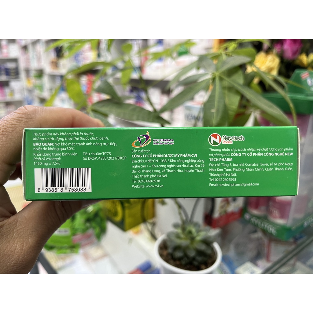 Viên uống Migrin Plus CVI Pharma - Hỗ trợ hoạt huyết, tăng cường tuần hoàn máu não