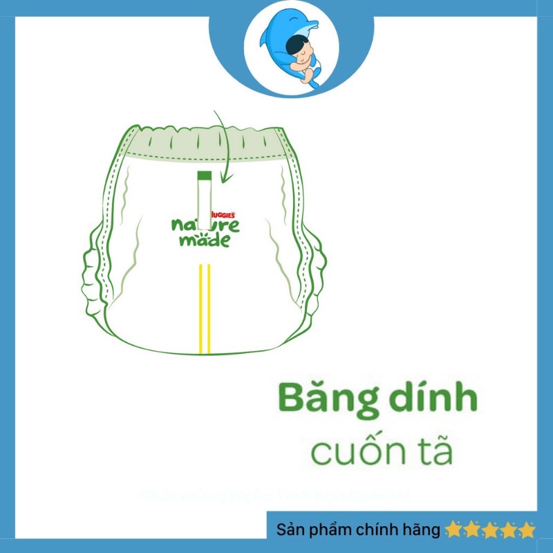 Tã/bỉm quần/ dán Huggies Platinum Nature Made NB/S/M/L/XL cho bé từ 5 đến 17kg