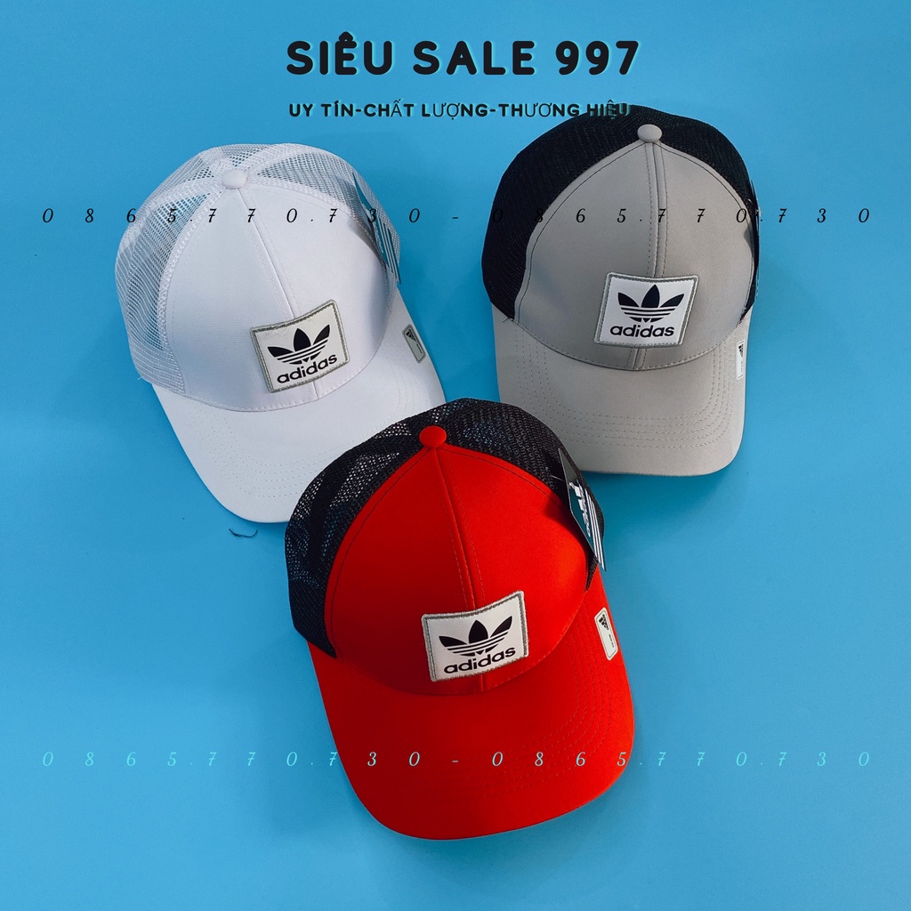 MŨ LƯỠI TRAI LOGO VUÔNG ADD CAO CẤP CHẤT DÙ PHỐI LƯỚI NHẸ ĐỘI ÊM ĐẦU THỜI TRANG