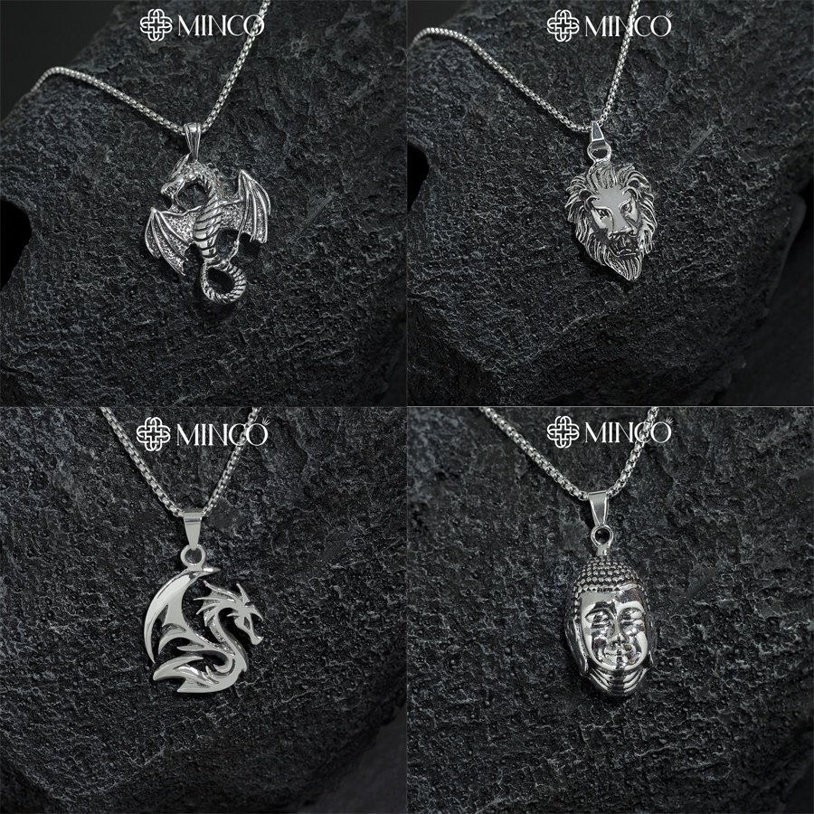 Dây Chuyền Nam Titan Cá Tính Minco Accessories Thiết kế Siêu Ngầu Nhiều Lựa Chọn DT29