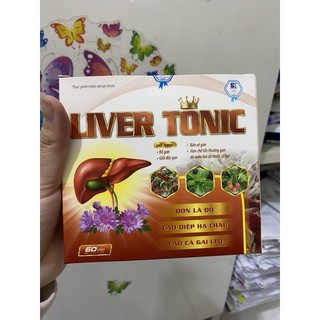 Bổ gan liver tonic - hộp 60 viên