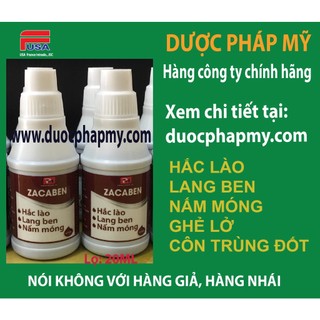 Hắc lào, lang ben, nấm móng  ZACABEN