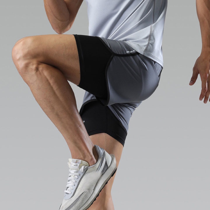 Quần chạy bộ nam, nữ UTDOORWEAR 2 lớp thoáng khí, thấm hút mồ hôi và khô nhanh, thoải mái vận động