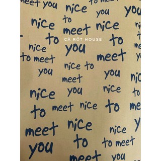Giấy gói quà vintage