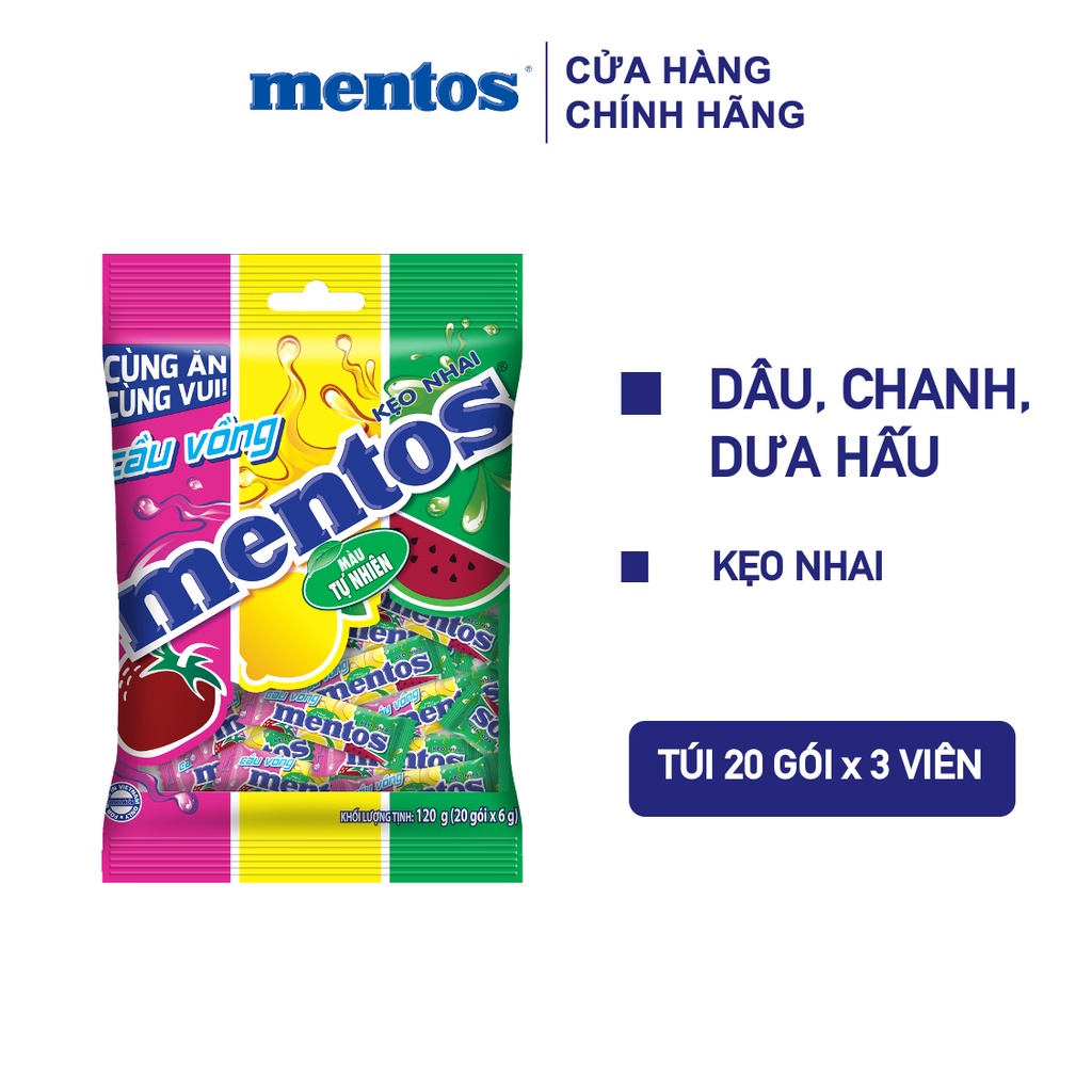 Kẹo nhai Mentos nhiều hương