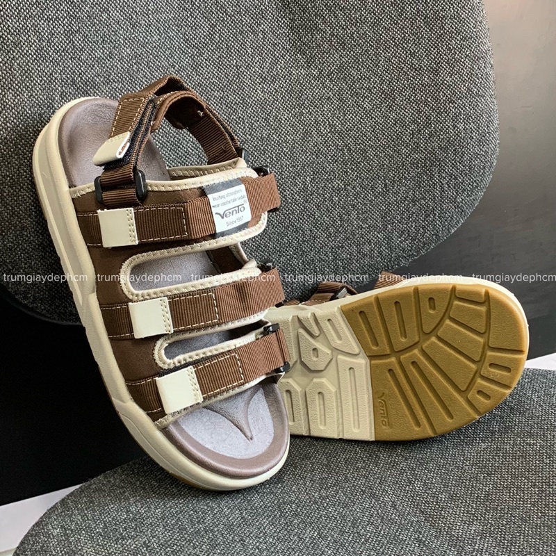 GIÀY SANDAL VENTO CHÍNH HÃNG MẪU MỚI 2023 CAPELLA MÀU NÂU BE SD1001