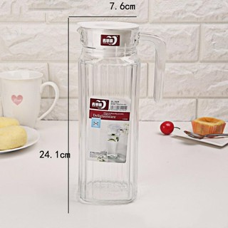 Bình đựng nước thủy tinh trắng 1000ml
