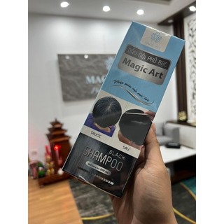 Dầu Gội Phủ Bạc Magic Art - Lược Nhuộm Tóc Thông Minh